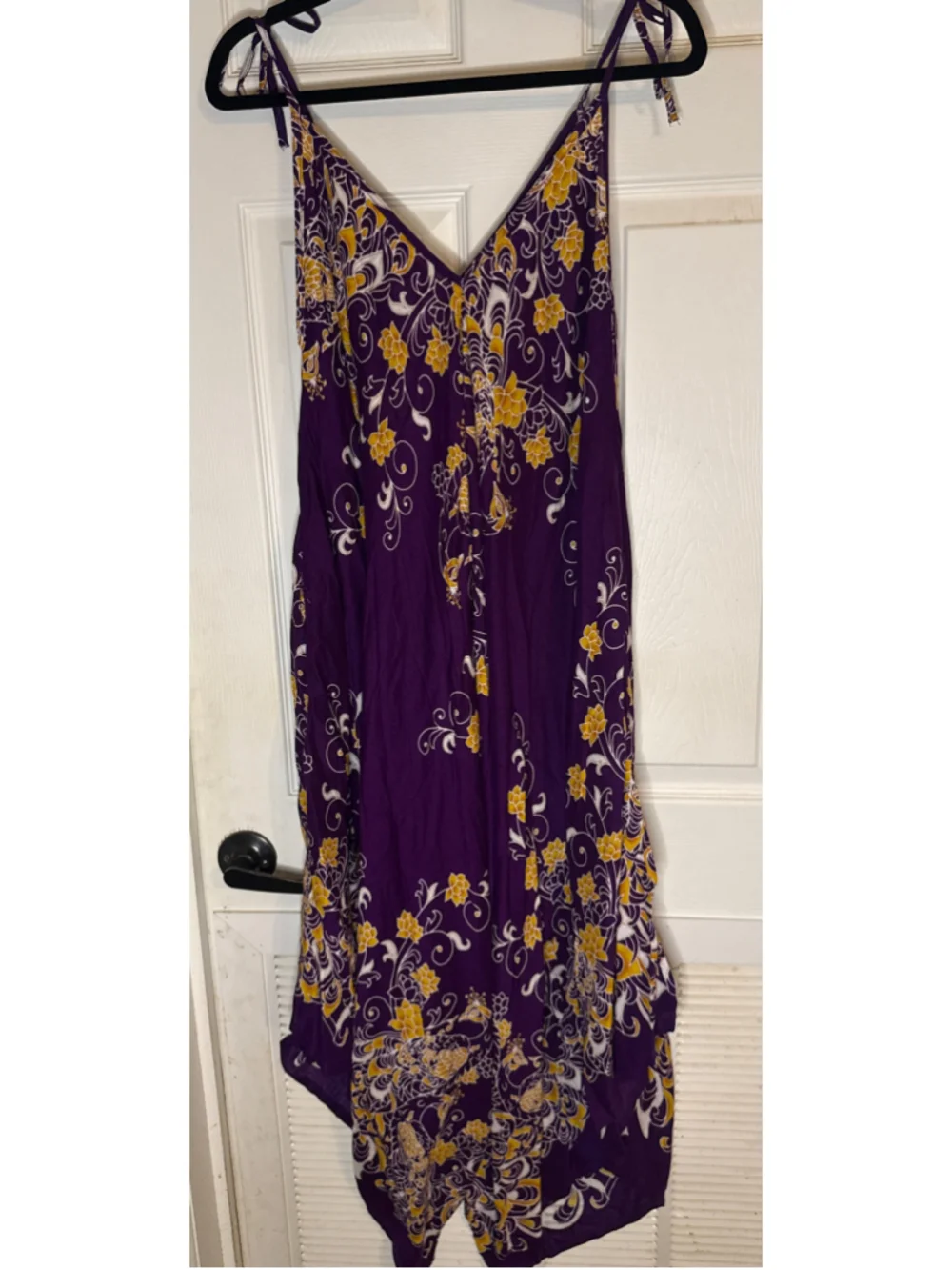 Women's Kathmandu Jumper Purple Yellow Floral - Picture 3 of 7
